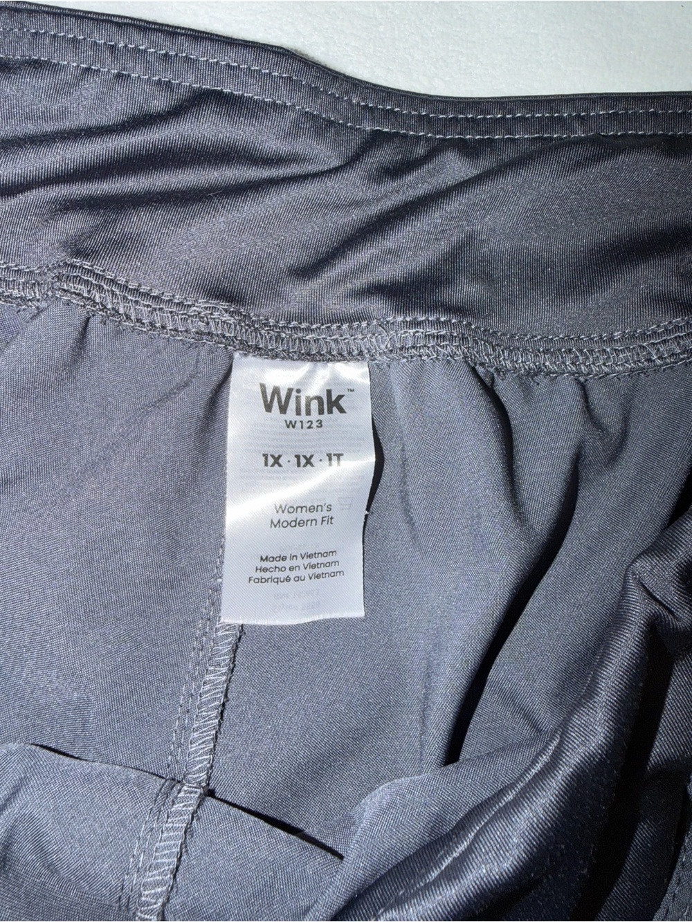 Wonder Wink Charcoal Gray Scrub Pants
